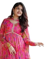 Georgette women anarkali gebraucht kaufen  Wird an jeden Ort in Deutschland