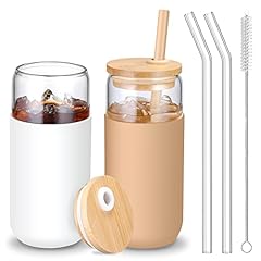 Glass cups bamboo for sale  Delivered anywhere in USA 