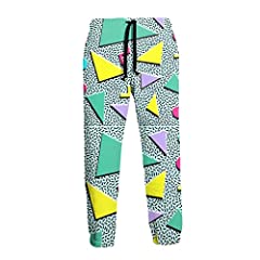 NELife Men's Jogger Sweatpants 80S 90S Style Lightweight, used for sale  Delivered anywhere in USA 