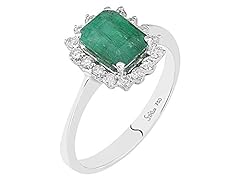 Smaragd brillant ring gebraucht kaufen  Wird an jeden Ort in Deutschland