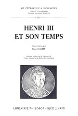 Henri iii temps d'occasion  Livré partout en France