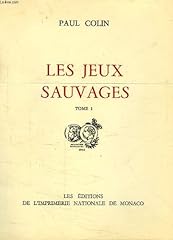 Jeux sauvages tome d'occasion  Livré partout en France