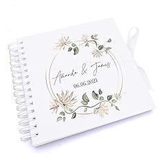 Personalised wedding scrapbook for sale  Delivered anywhere in Ireland
