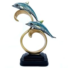 Resin dolphin statue for sale  Delivered anywhere in USA 