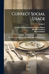 Correct social usage for sale  Delivered anywhere in USA 