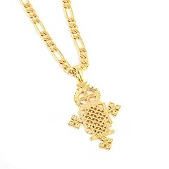 Ethiopian gold cross for sale  Delivered anywhere in USA 
