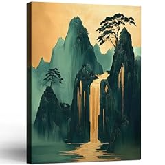 Framed mountains waterfall for sale  Delivered anywhere in USA 