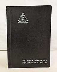Betriebs handbuch index gebraucht kaufen  Wird an jeden Ort in Deutschland