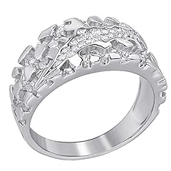 Men nugget ring for sale  Delivered anywhere in USA 