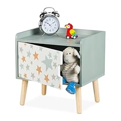 Relaxdays comodino letto usato  Spedito ovunque in Italia 