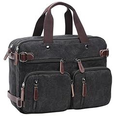 Canvas laptop briefcase for sale  Delivered anywhere in UK