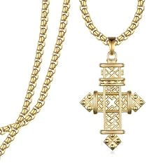 Ethiopian cross necklace for sale  Delivered anywhere in USA 