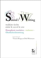 Sound writing traduire d'occasion  Livré partout en France