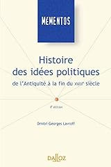 Histoires idees politiques d'occasion  Livré partout en France