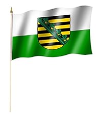 Stockflagge stockfahne sachsen gebraucht kaufen  Wird an jeden Ort in Deutschland