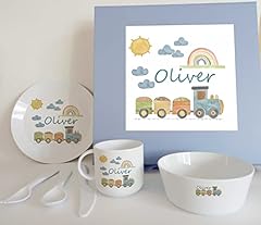 Personalised train dinnerware for sale  Delivered anywhere in UK