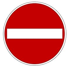Aufkleber verkehrszeichen verb gebraucht kaufen  Wird an jeden Ort in Deutschland