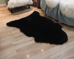 Woolous black sheepskin for sale  Delivered anywhere in USA 