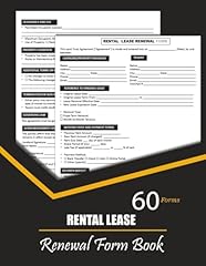 Rental lease renewal for sale  Delivered anywhere in USA 