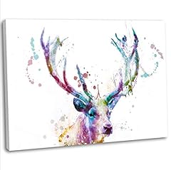 Colourful stag abstract for sale  Delivered anywhere in UK