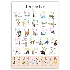 Alphabet enfant affiche d'occasion  Livré partout en France