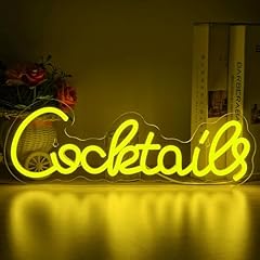 Segno neon cocktails usato  Spedito ovunque in Italia 
