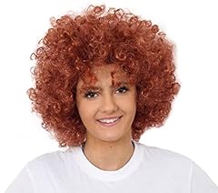 Orange afro wig for sale  Delivered anywhere in UK