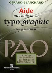 Aide choix typographie d'occasion  Livré partout en France