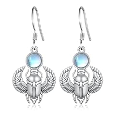 Scarab earrings 925 for sale  Delivered anywhere in USA 