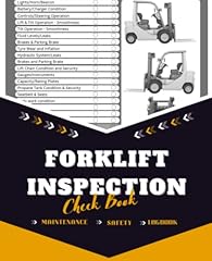 Forklift check book for sale  Delivered anywhere in UK