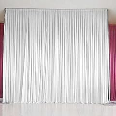 White backdrop curtain for sale  Delivered anywhere in UK