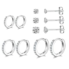 Sterling silver hoop for sale  Delivered anywhere in USA 