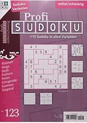 Profi sudoku 123 gebraucht kaufen  Wird an jeden Ort in Deutschland