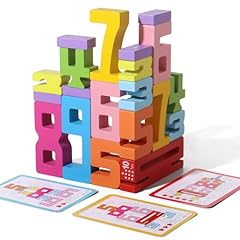 20pcs wooden stacking for sale  Delivered anywhere in USA 