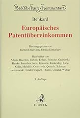 Europäisches patentübereinko gebraucht kaufen  Wird an jeden Ort in Deutschland