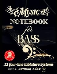 Music notebook bass for sale  Delivered anywhere in UK