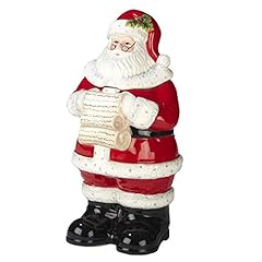 Certified International Holiday Wishes 3-D Santa Cookie, used for sale  Delivered anywhere in USA 