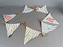 Vintage nursery bunting for sale  Delivered anywhere in UK