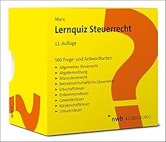 Lernquiz steuerrecht 500 gebraucht kaufen  Wird an jeden Ort in Deutschland