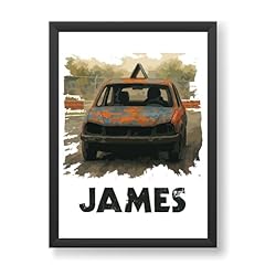 Watercolour banger racing for sale  Delivered anywhere in UK