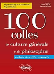 100 colles culture d'occasion  Livré partout en France