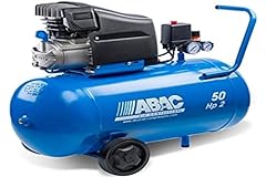 Usato, ABAC Montecarlo L20 compressore d'aria 50 litri, 2Hp pressione max 10bar, 220 litri/min, Azzurro usato  Spedito ovunque in Italia 
