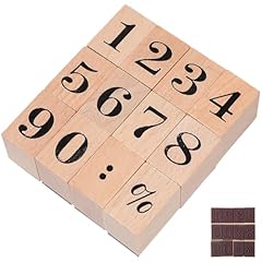 Holzstempel zahlenstempel holz gebraucht kaufen  Wird an jeden Ort in Deutschland