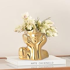 Gold ceramic human for sale  Delivered anywhere in USA 