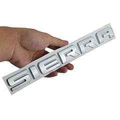 Chrome sierra emblem for sale  Delivered anywhere in USA 