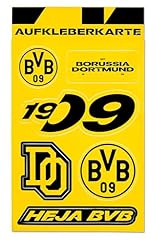 Borussia dortmund aufkleberkar gebraucht kaufen  Wird an jeden Ort in Deutschland