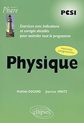 Physique pcsi exercices d'occasion  Livré partout en France