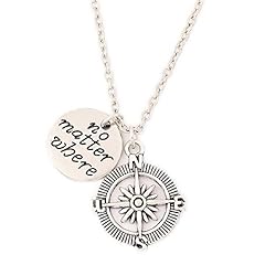 Collier pendentif boussole d'occasion  Livré partout en France