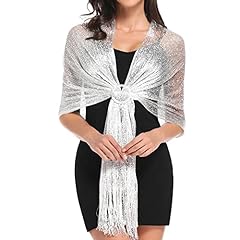 Vimate silver shawl for sale  Delivered anywhere in USA 
