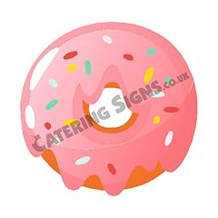 Donuts cartoon sticker for sale  Delivered anywhere in UK
